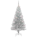 HKH Árvore de Natal com 150 Leds com Suporte Prateado em PéT