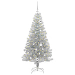 HKH Árvore de Natal com 150 Leds com Suporte Prateado em PéT