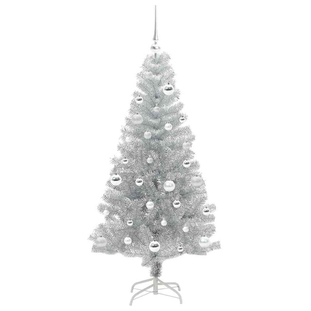 HKH Árvore de Natal com 150 Leds com Suporte Prateado em PéT