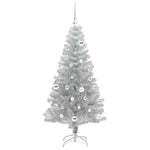 HKH Árvore de Natal com 150 Leds com Suporte Prateado em PéT