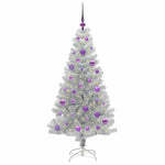 HKH Árvore de Natal com 150 Leds com Suporte Prateado em PéT