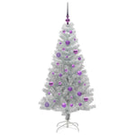 HKH Árvore de Natal com 150 Leds com Suporte Prateado em PéT