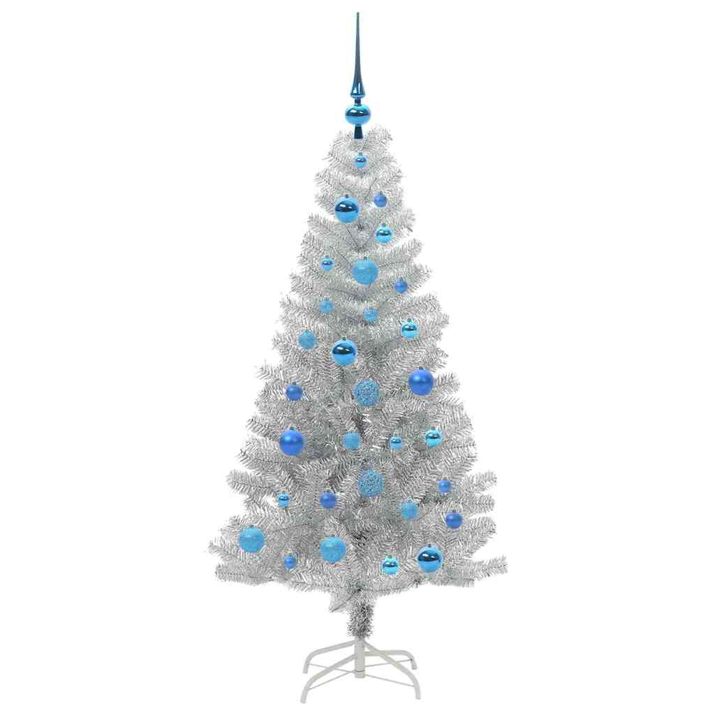 HKH Árvore de Natal com 150 Leds com Suporte Prateado em PéT
