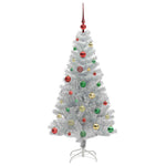 HKH Árvore de Natal com 150 Leds com Suporte Prateado em PéT
