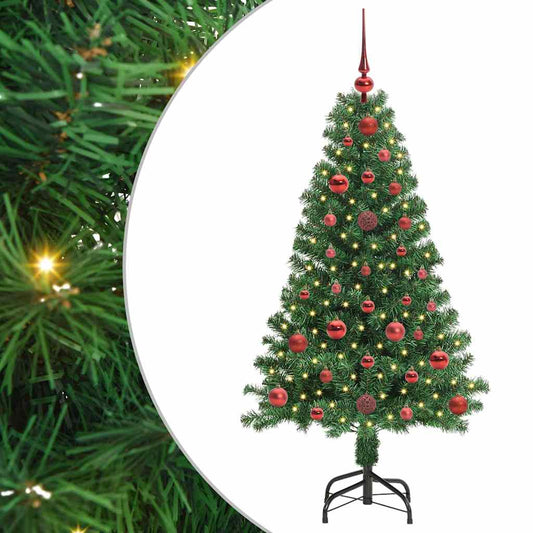 HKH Árvore de Natal Artificial Verde em Aço e Plástico em PVC