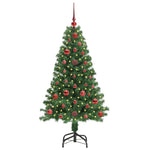 HKH Árvore de Natal Artificial Verde em Aço e Plástico em PVC