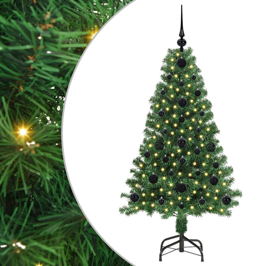 HKH Árvore de Natal Artificial Verde em Aço e Plástico em PVC