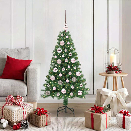 HKH Árvore de Natal Artificial Verde em Aço e Plástico em PVC