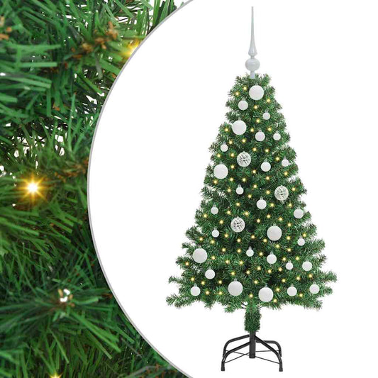 HKH Árvore de Natal Artificial Verde em Aço e Plástico em PVC