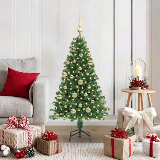 HKH Árvore de Natal Artificial Verde em Aço e Plástico em PVC