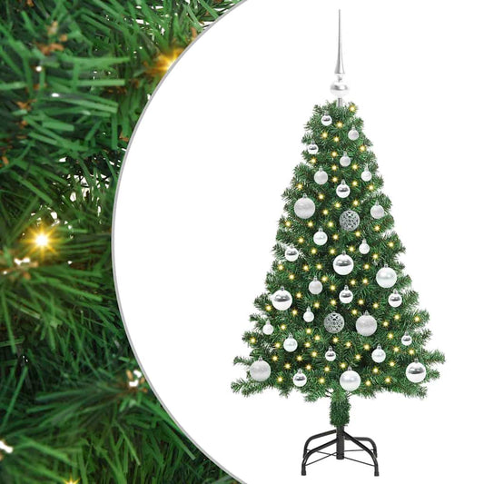 HKH Árvore de Natal Artificial Verde em Aço e Plástico em PVC