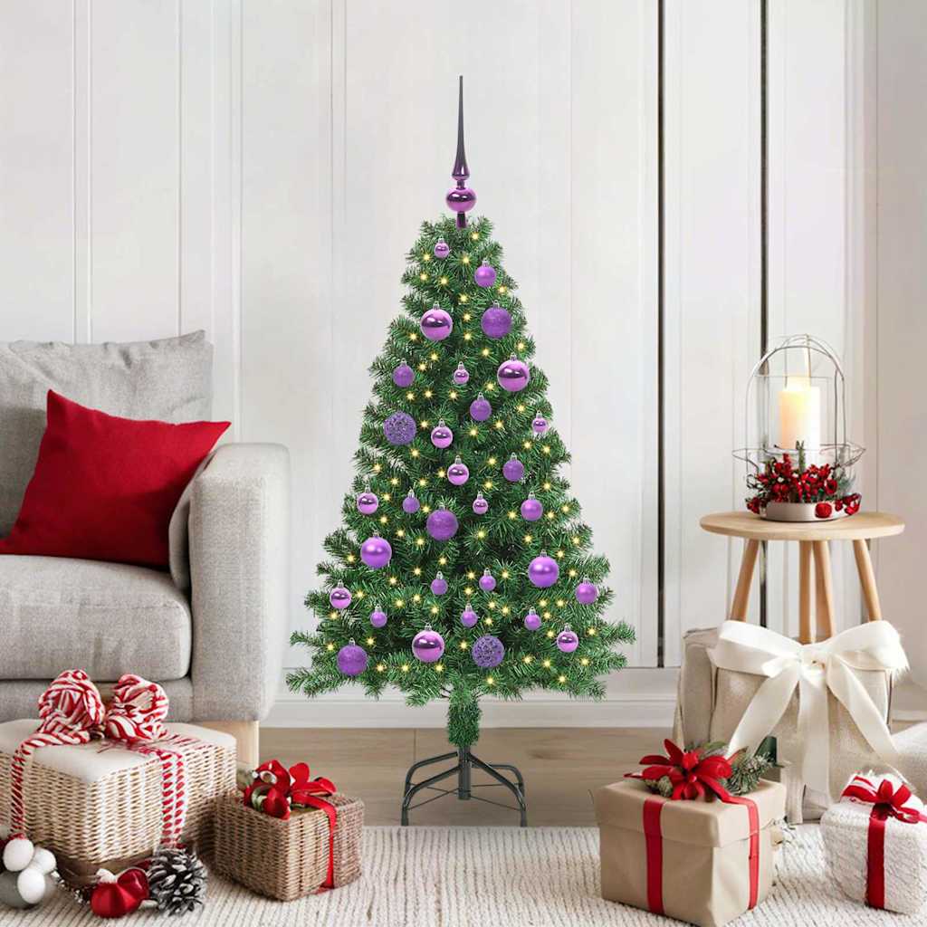 HKH Árvore de Natal Artificial Verde em Aço e Plástico em PVC