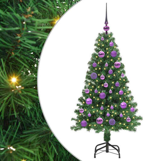 HKH Árvore de Natal Artificial Verde em Aço e Plástico em PVC
