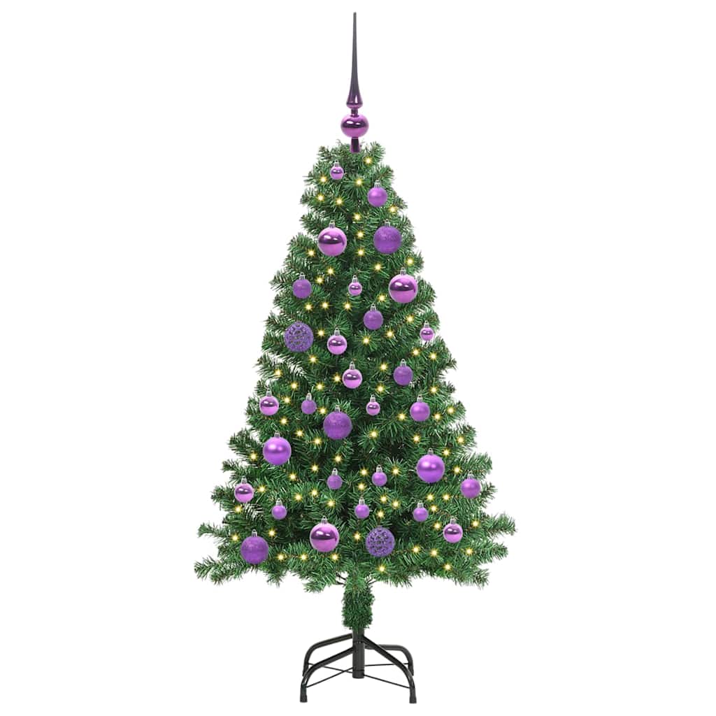HKH Árvore de Natal Artificial Verde em Aço e Plástico em PVC