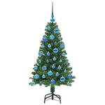 HKH Árvore de Natal Artificial Verde em Aço e Plástico em PVC