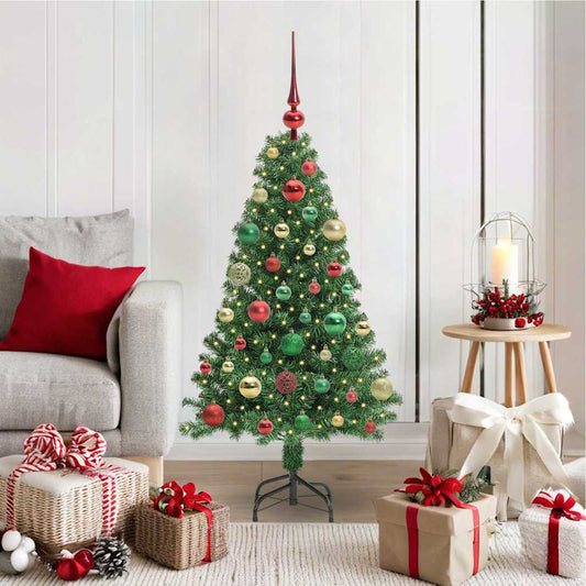 HKH Árvore de Natal Artificial Verde em Aço e Plástico em PVC