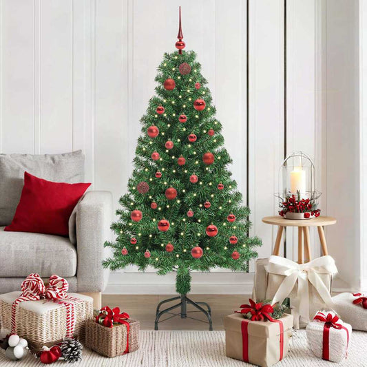 HKH Árvore de Natal Artificial Verde em Aço e Plástico em PVC