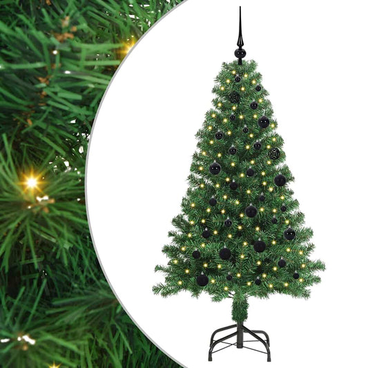 HKH Árvore de Natal Artificial Verde em Aço e Plástico em PVC