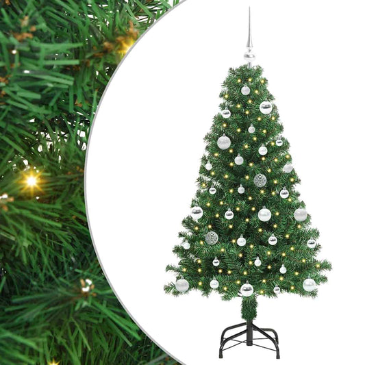 HKH Árvore de Natal Artificial Verde em Aço e Plástico em PVC