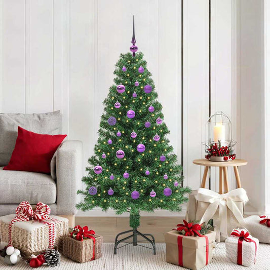 HKH Árvore de Natal Artificial Verde em Aço e Plástico em PVC
