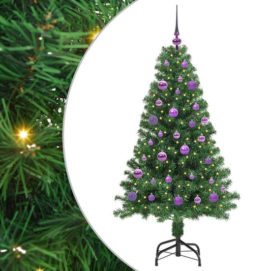 HKH Árvore de Natal Artificial Verde em Aço e Plástico em PVC
