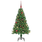 HKH Árvore de Natal Artificial Verde em Aço e Plástico em PVC