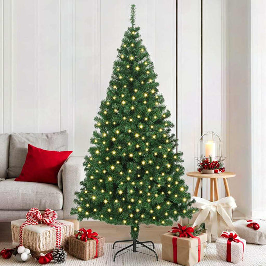 HKH Árvore de Natal Artificial Verde em Aço e Plástico em PVC