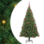 HKH Árvore de Natal Artificial Verde em Aço e Plástico em PVC