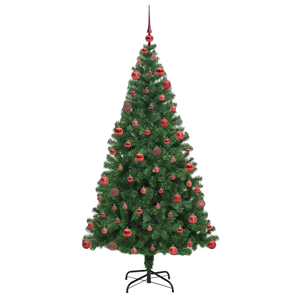 HKH Árvore de Natal Artificial Verde em Aço e Plástico em PVC