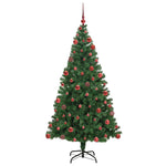 HKH Árvore de Natal Artificial Verde em Aço e Plástico em PVC