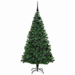 HKH Árvore de Natal Artificial Verde em Aço e Plástico em PVC
