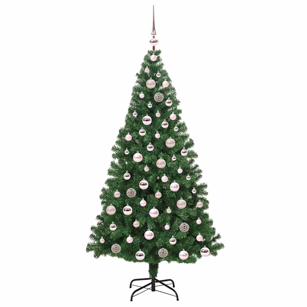 HKH Árvore de Natal Artificial Verde em Aço e Plástico em PVC