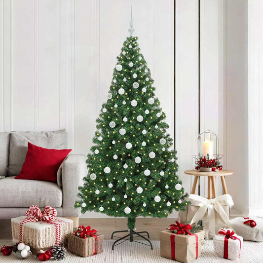 HKH Árvore de Natal Artificial Verde em Aço e Plástico em PVC