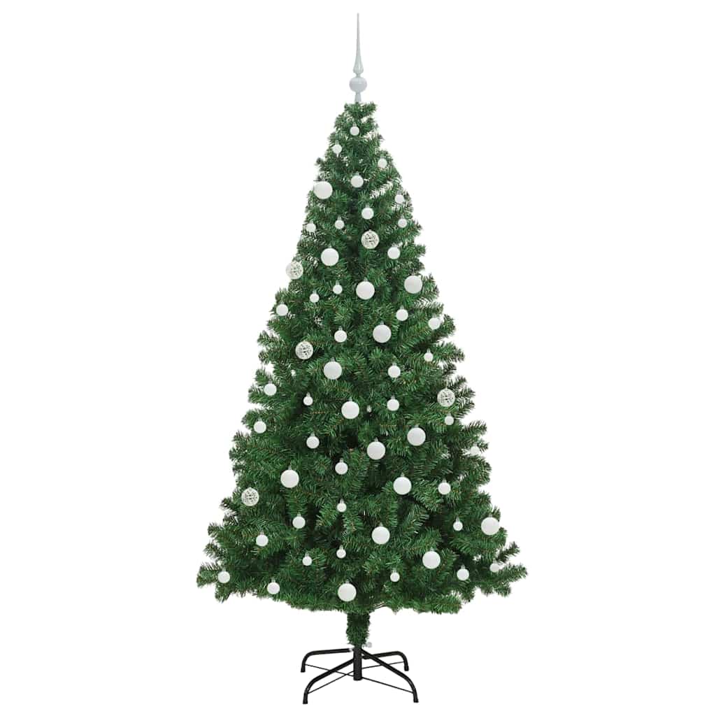 HKH Árvore de Natal Artificial Verde em Aço e Plástico em PVC