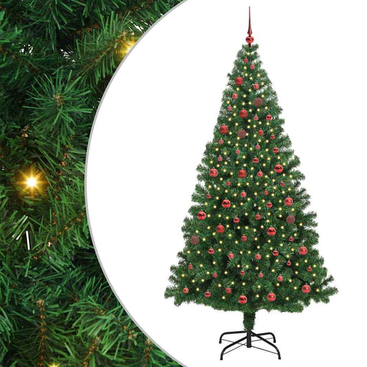 HKH Árvore de Natal Artificial Verde em Aço e Plástico em PVC