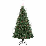HKH Árvore de Natal Artificial Verde em Aço e Plástico em PVC