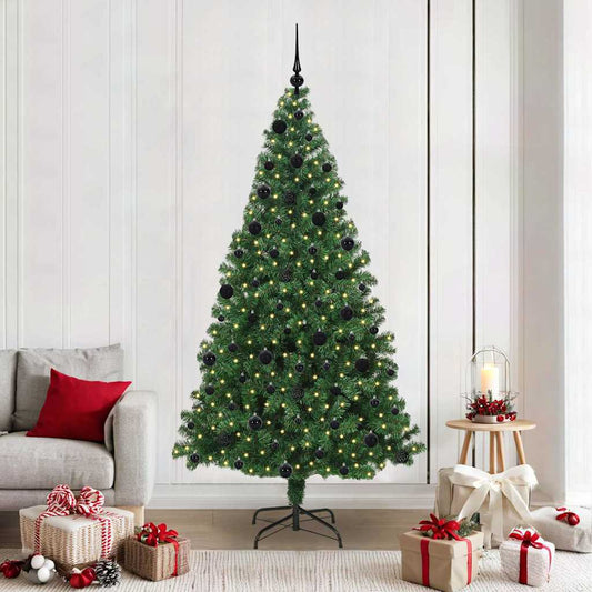 HKH Árvore de Natal Artificial Verde em Aço e Plástico em PVC