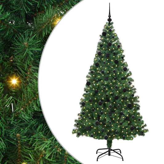 HKH Árvore de Natal Artificial Verde em Aço e Plástico em PVC