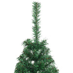 HKH Árvore de Natal Artificial Pré-Iluminada Verde em PVC