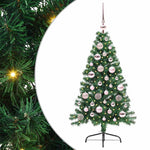 HKH Árvore de Natal Artificial Pré-Iluminada Verde em PVC