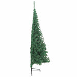HKH Árvore de Natal Artificial Pré-Iluminada Verde em PVC