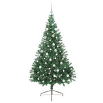 HKH Árvore de Natal Artificial Pré-Iluminada Verde em PVC