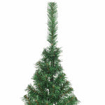 HKH Árvore de Natal Artificial Pré-Iluminada Verde em PVC