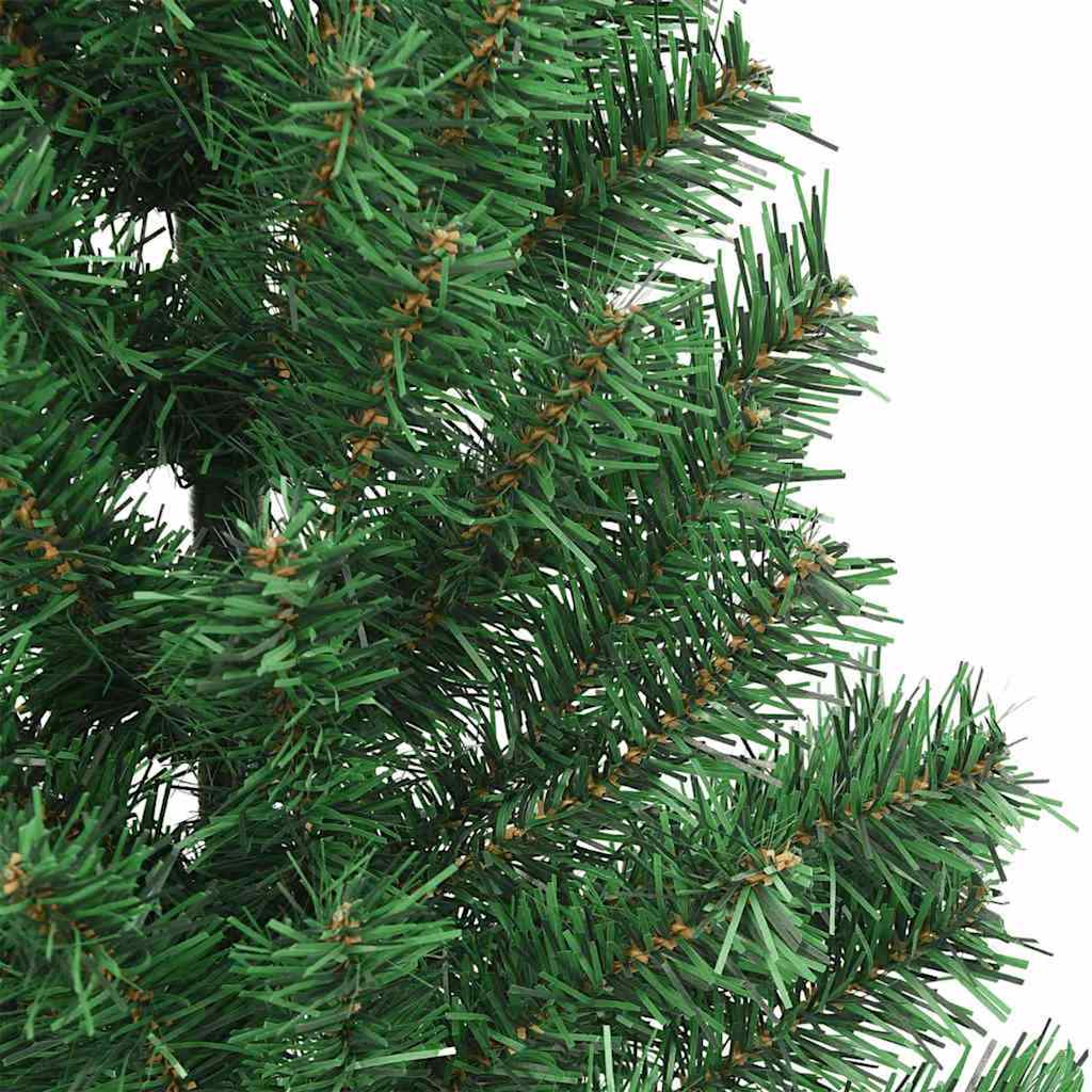 HKH Árvore de Natal Artificial Pré-Iluminada Verde em PVC