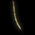 HKH Árvore de Natal LED com 112 Leds Branco Quente em Metal