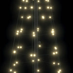 HKH Árvore de Natal LED com 390 Leds Branco Quente em Ferro