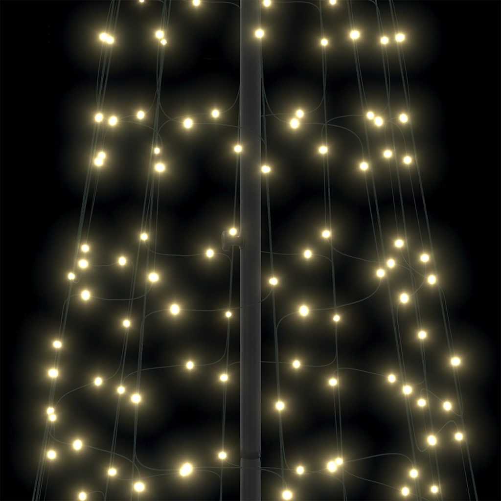 HKH Árvore de Natal LED com 800 Leds Branco Quente em Ferro