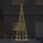 HKH Árvore de Natal LED com 800 Leds Branco Quente em Ferro