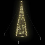 HKH Árvore de Natal LED com 800 Leds Branco Quente em Ferro