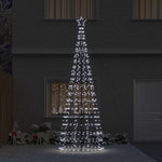 HKH Árvore de Natal LED com 800 Leds Branco Frio em Ferro